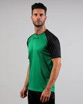 Maglia Givova Capo Interlock verde/nero — maglia da gara e allenamento calcio bambino
