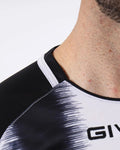 Maglia Givova Shirt Stripe M/C Interlock - BIANCO/NERO