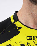 Maglia Givova Shirt Art Interlock M/C - GIALLO FLUO/NERO