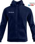 GIVOVA Felpa Full Zip 500 - Blu