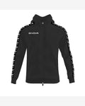 Givova Felpa Full Zip Terry Band - Nero Nero