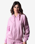 Givova Felpa Full Zip Terry Band - Rosa chiaro