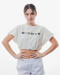 Maglia Givova Shirt Donna Scollo a Barca nera a maniche corte per palestra e fitness