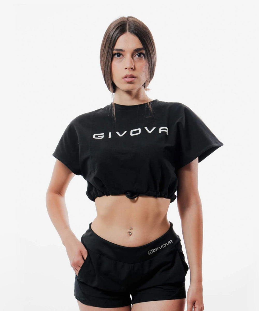 Givova Shirt donna scollo a barca FIT015 nero 0010 Givova Maglie e T-Shirt Planet Sport Italia
