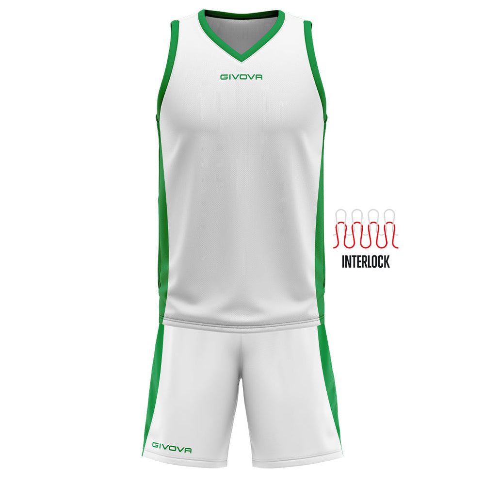 GIVOVA Kit Power - Bianco Verde Givova Kit Planet Sport Italia