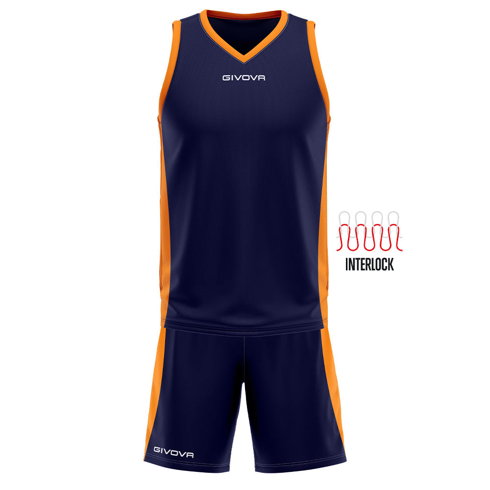 GIVOVA Kit Power - Blu Arancio Givova Kit Planet Sport Italia