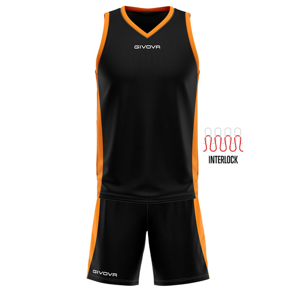 GIVOVA Kit Power - Nero Arancio Givova Planet Sport Italia