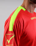 Completo Givova Kit Portiere Hyguana - ROSSO CHIARO/NERO