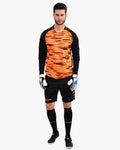 Completo Givova Kit Portiere Difesa - ARANCIO FLUO/NERO