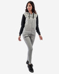 Givova Tuta Donna 103 grigio chiaro nero