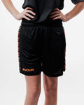 Givova Pantaloncino Poly Band - Nero Arancio fluo