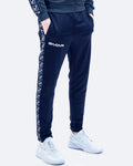 Pantalone Givova College Band nero con banda laterale a contrasto