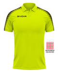 GIVOVA POLO CLUB GIALLO FLUO/NERO