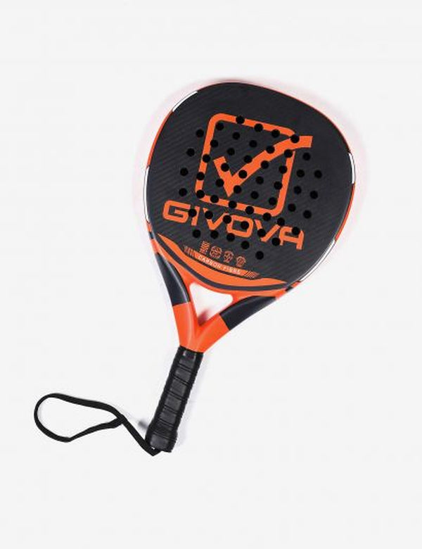 Racchetta da padel Givova Game grigio scuro e arancio fluo Givova Planet Sport Italia