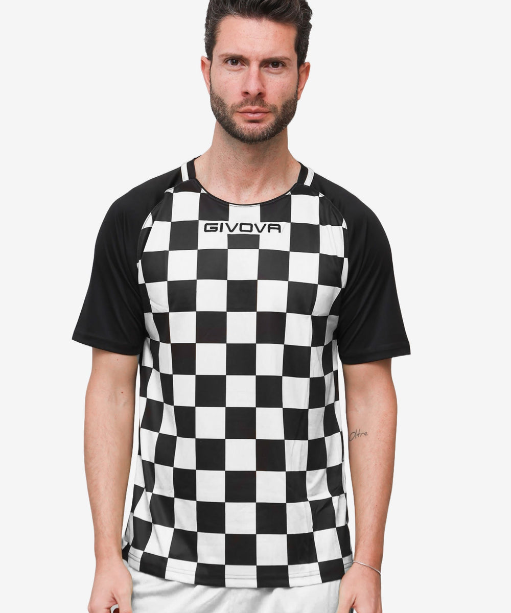 Givova Shirt Dama Interlock bianconero Givova Maglie e T-Shirt Planet Sport Italia