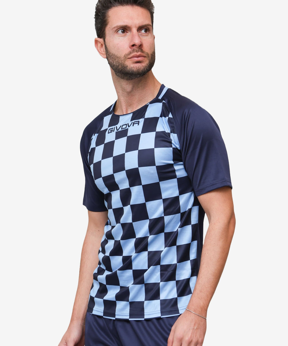 Givova Shirt Dama Interlock celestenavy Givova Maglie e T-Shirt Planet Sport Italia