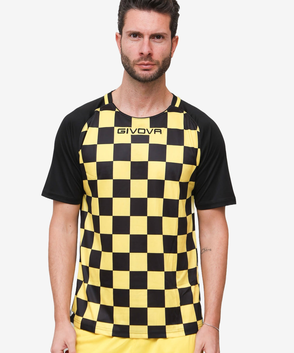 Givova Shirt Dama Interlock giallonero Givova Maglie e T-Shirt Planet Sport Italia