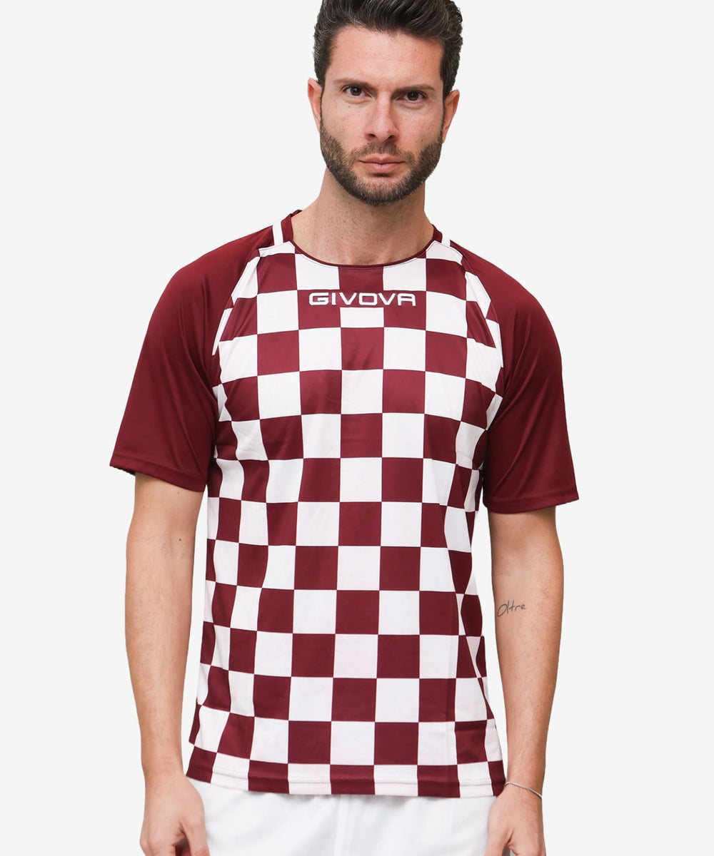 Givova Shirt Dama Interlock granatabianco Givova Maglie e T-Shirt Planet Sport Italia