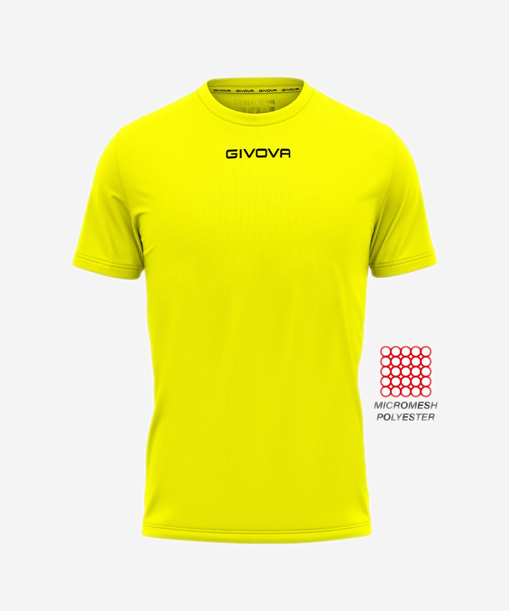 Givova Shirt Givova One giallofluo Givova Maglie e T-Shirt Planet Sport Italia