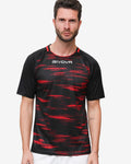 Givova Shirt Pixel nero rosso