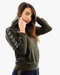 Felpa Givova Terry Band - CON CAPPUCCIO TERRY BAND VERDE MILITARE