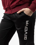Tuta Givova One Full Zip Polarfleece - GRANATA/NERO
