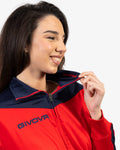 Tuta Givova Roma Triacetato - ROSSO/BLU