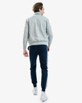 Tuta Givova Scuola Cotone Terry - GRIGIO MELANGE CHIARO/BLU