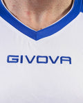 Maglia Givova Shirt Revolution Interlock - BIANCO/AZZURRO