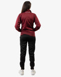 Tuta Givova One Full Zip Polarfleece - GRANATA/NERO
