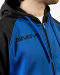 Tuta Givova Super King Felpa - AZZURRO/NERO