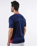Maglia Givova Shirt Stripe M/C Interlock - BLU/ROSSO