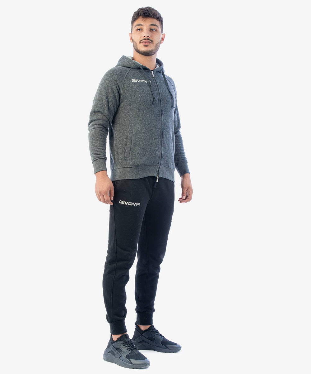 GRIGIO SCURO/NERO Givova Tute Planet Sport Italia