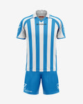 Completo Givova Kit Supporter MC nero e rosso, maglia e pantaloncino da calcio