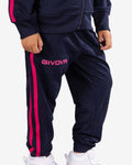 Tuta Givova Scuola Cotone Terry - BLU/FUXIA