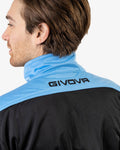 Tuta Givova Roma Triacetato - NERO/CELESTE