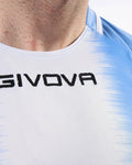 Maglia Givova Shirt Stripe M/C Interlock - CELESTE/BIANCO