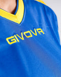 Maglia Givova Shirt Revolution Interlock - AZZURRO/GIALLO