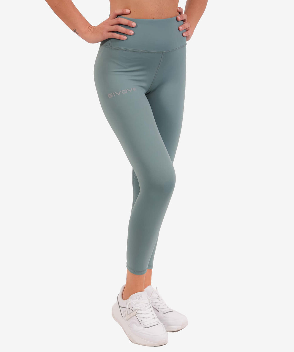 VERDE PETROLIO Givova Leggings Planet Sport Italia