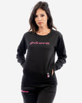 Tuta Givova Donna 102 G/Collo con Tasche in Felpa - NERO/FUXIA