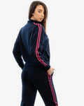 Tuta Givova Scuola Cotone Terry - BLU/FUXIA