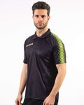 Polo Givova Club - NERO/GIALLO FLUO