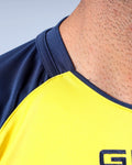Maglia Givova Shirt Capo Interlock Bambino - GIALLO/BLU