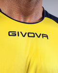 Maglia Givova Shirt Capo Interlock Bambino - GIALLO/BLU