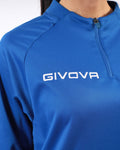 Maglia Givova Polarfleece Tecnica (Half Zip) 500 - AZZURRO