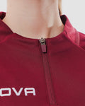 Maglia Givova Polarfleece Tecnica (Half Zip) 500 - GRANATA