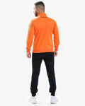Tuta Givova One Full Zip Polarfleece - ARANCIO/NERO