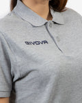 Polo Givova Cotone Piquet Summer - GRIGIO MELANGE CHIARO