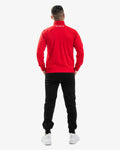 Tuta Givova One Full Zip Polarfleece - ROSSO/NERO