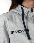 Tuta Givova King 4 Seasons - GRIGIO MELANGE CHIARO/BLU
